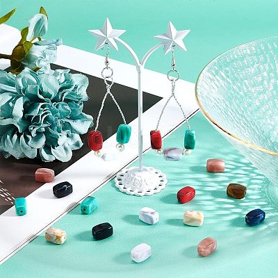 240Pcs 8 Colors Acrylic Beads OACR-NB0001-21-1