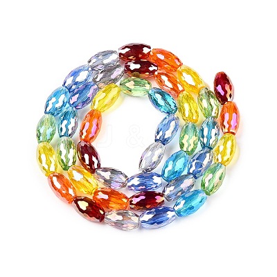 Transparent Glass Beads Strands GLAA-T023-A22-01-1