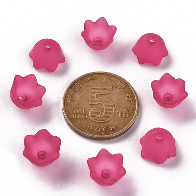 Transparent Acrylic Beads Caps PL543-12-1