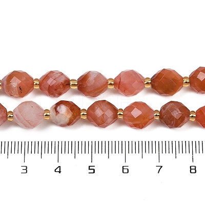 Natural South Red Agate Beads Strands G-N342-149E-1