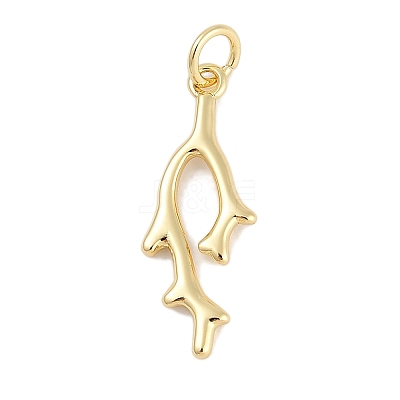 Brass Pendants KK-Q028-66G-1