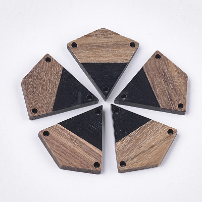 Resin & Walnut Wood Chandelier Components Links X-RESI-S367-16A-1