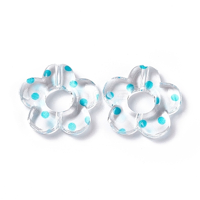 Transparent Acrylic Beads OACR-C009-06G-1
