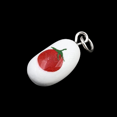 Brass Enamel Pendants KK-CBA10BC-03C-1