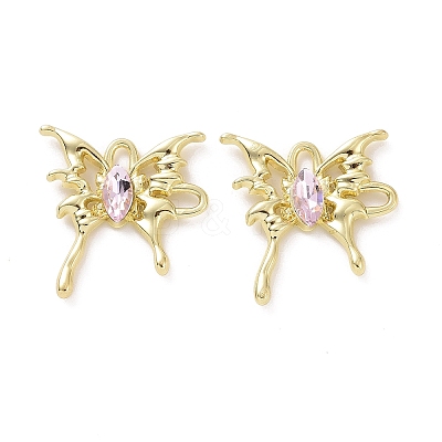 Rack Plating Alloy Connector Charms FIND-I037-19LG-03-1