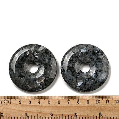 Natural Larvikite Pendants G-P532-01A-21-1