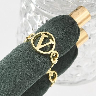 Brass Open Cuff Rings for Women RJEW-K289-01G-V-1