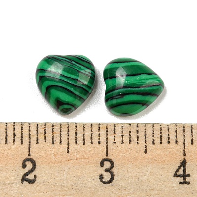 Dyed Synthetic Malachite Cabochons G-H309-01-09-1