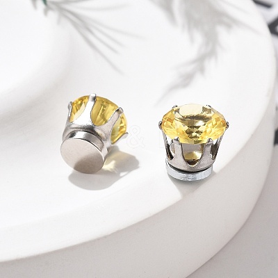 Cubic Zirconia Clip-on Earrings EJEW-L100-01P-02-1