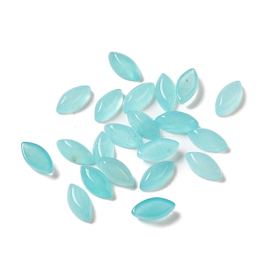 Natural White Jade Dyed Cabochons G-F772-01B-04-1