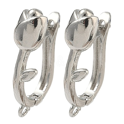Brass Earring Findings KK-D226-08P-1