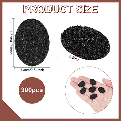 300Pcs Felt Cabochons FIND-PH0038-26A-1