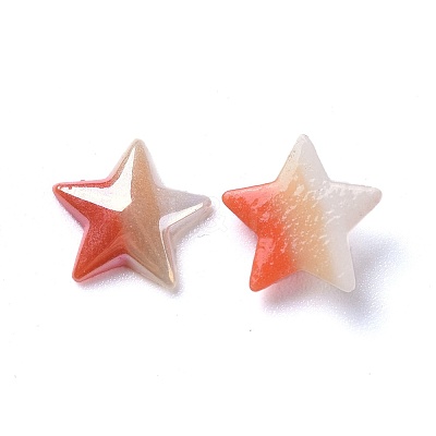 Opaque Glass Cabochons X-GGLA-S038-09B-10mm-1