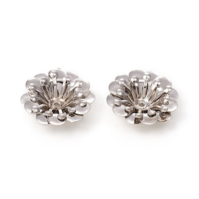 Multi-Petal Brass Bead Caps KK-I669-14P-1