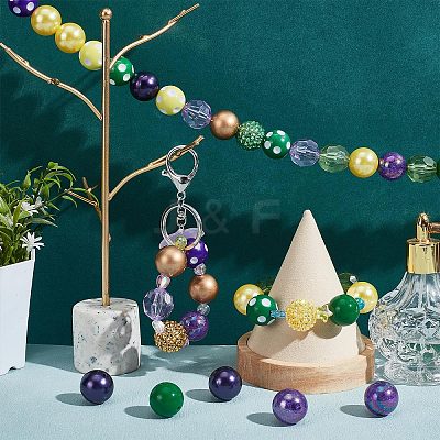 Mixed Style Acrylic Beads MACR-PH0001-60-1