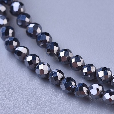 Terahertz Stone Beaded Necklaces NJEW-K114-B-A22-1