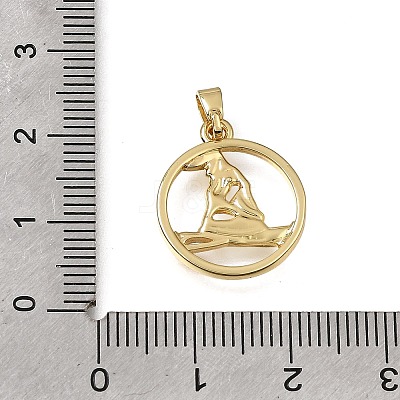 Brass Pendants KK-CBAA632-15G-1