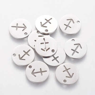 Non-Tarnish 304 Stainless Steel Charms STAS-Q201-T095-9-1