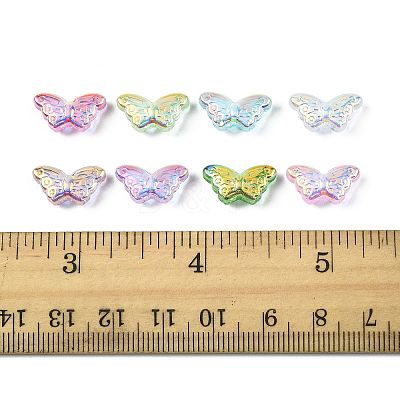 50Pcs 8 Colors Transparency Electroplate Glass Beads Set GLAA-FS0002-39-1
