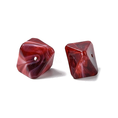 Opaque Acrylic Beads OACR-D320-02A-1