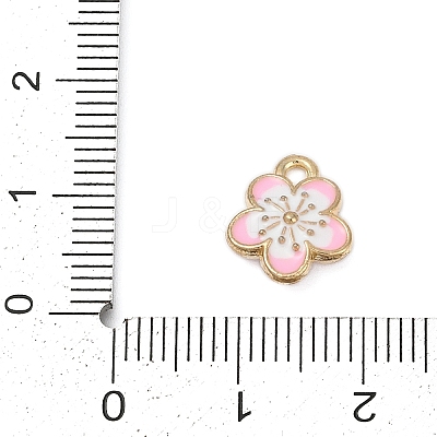 Alloy Enamel Pendants X-FIND-Z070-05G-04-1
