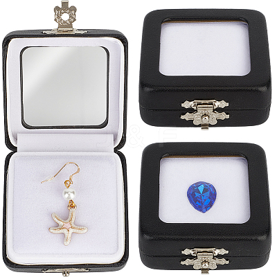 3Pcs PU Imitation Leather Loose Diamond Boxes CON-GF0001-14-1