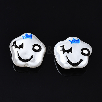 3D Printed ABS Plastic Imitation Pearl Beads KY-S168-008A-1