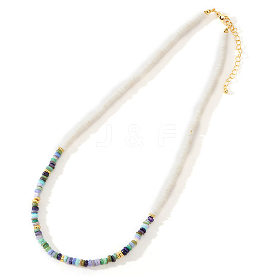 Rainbow Shell Beaded Necklace Versatile Collarbone Jewelry Accessory JY7832-4-1
