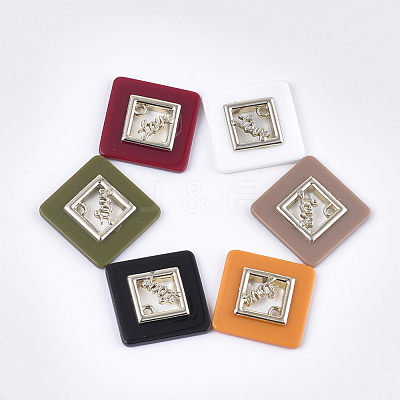 Opaque Acrylic Pendants MACR-T031-05-M-1