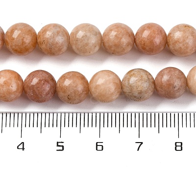 Natural Orange Quartz Beads Strands G-P551-A01-03-1