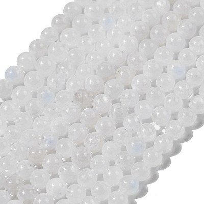 Natural Rainbow Moonstone Beads Strands G-P335-12-6mm-1