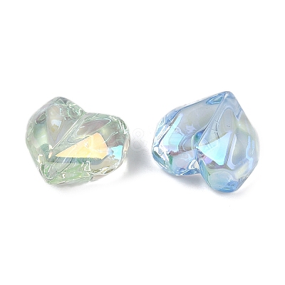 UV Plating Transparent Acrylic Beads MACR-L007-05A-1