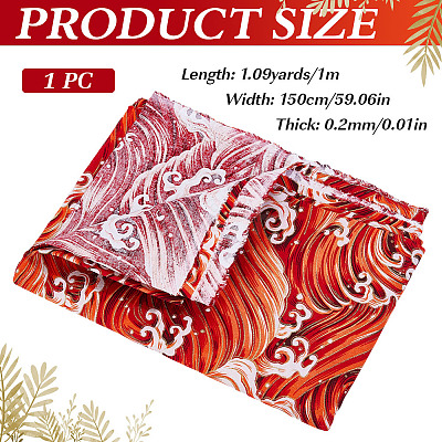 Japanese Style Cotton Fabric DIY-WH0589-004B-04-1