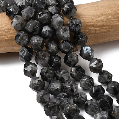 Natural Larvikite Beads Strands G-Z119-A32-02-1