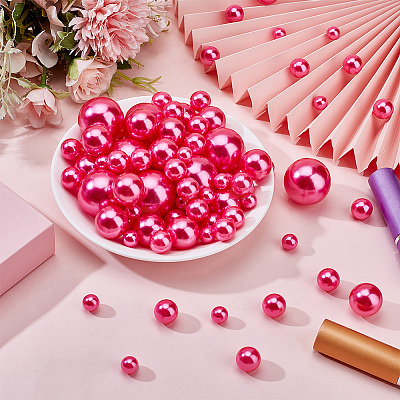 ABS Plastic Imitation Pearl Beads KY-WH0029-02-1