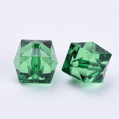 Transparent Acrylic Beads X-TACR-Q259-8mm-V17-1