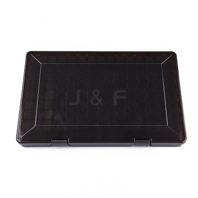 124 Grids Polypropylene(PP) Craft Organizer Case Storage Box CON-K004-08-1