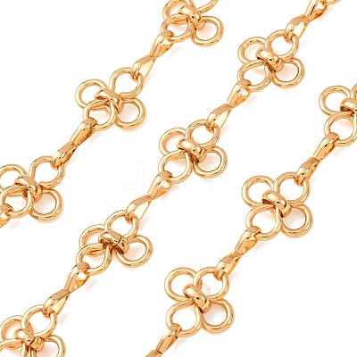 304 Stainless Steel Flower Link Chains SA-CBAE0F2-14G-1