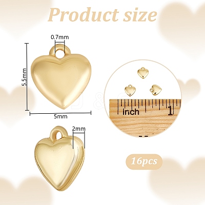 16Pcs Rack Plating Brass Charms KK-BC0014-17-1