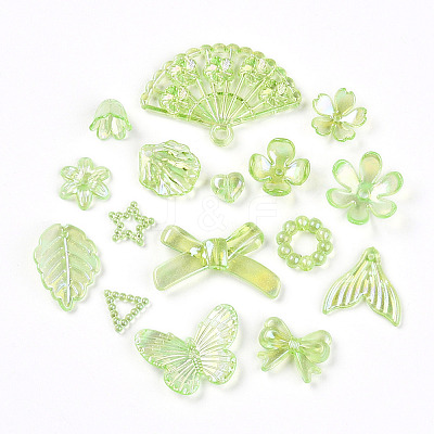Transparent Acrylic Beads OACR-N137-73E-1