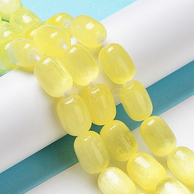 Natural Selenite Beads Strands G-F750-07-1
