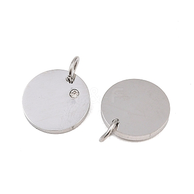 316 Surgical Stainless Steel Pendants STAS-J038-06P-1