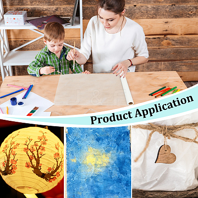 20M Cicada Wing Paper Roll for Calligraphy Painting DIY-BC0017-39A-1