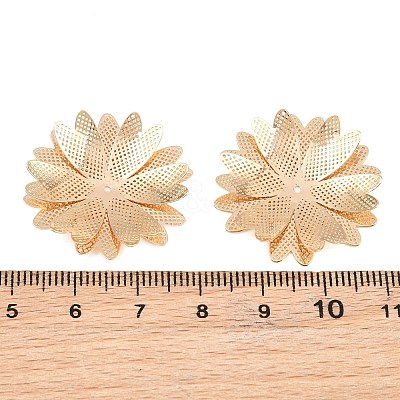 Brass Filigree Cabochons KK-CBACEE9-02B-KCG-1
