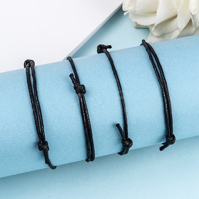 Waxed Cord Bracelet Making AJEW-JB00013-02-1