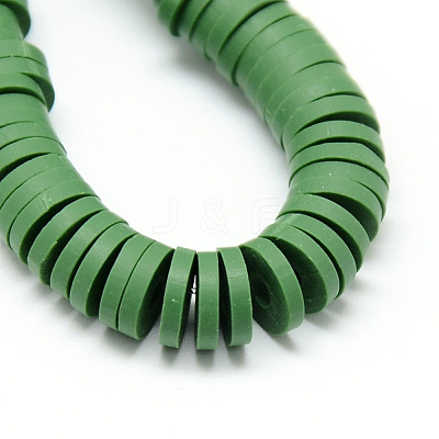 Handmade Polymer Clay Bead Strands CLAY-T002-4mm-07-1