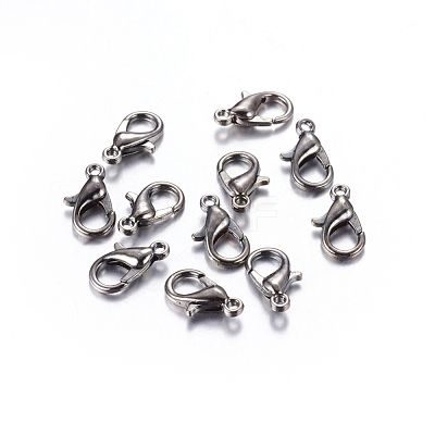 Zinc Alloy Lobster Claw Clasps E107-B-1