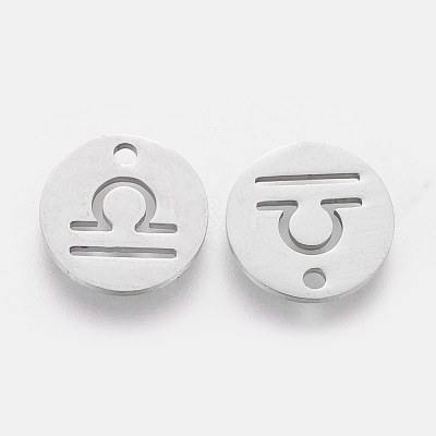 Non-Tarnish 304 Stainless Steel Charms STAS-Q201-T095-7-1