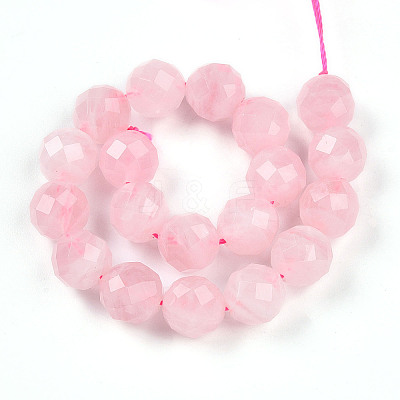 Natural Madagascar Rose Quartz Beads Strands G-S345-10mm-34-1