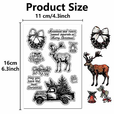 Plastic Stamps DIY-WH20018-0215-1